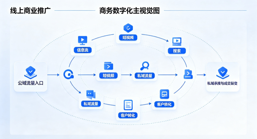 英德市线上商业推广怎么做？全域流量闭环搭建与低成本转化实战指南